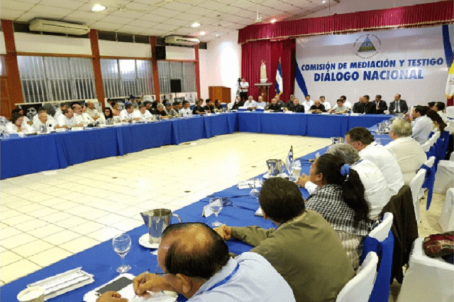 Nicaragua, mesa dialogo de paz