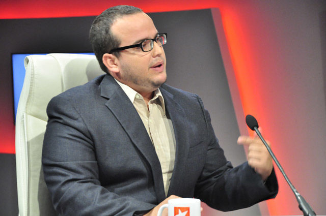 Sergio Alejandro Gómez Gallo, periodista del sitio Cubadebate y habitual panelista en asuntos internacionales.