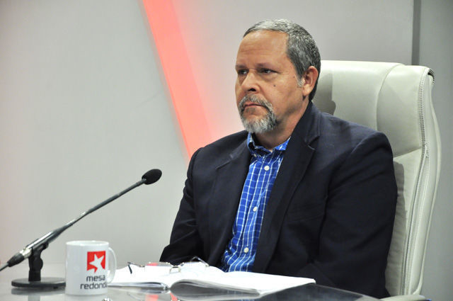 Rodolfo Durán Almeida, periodista de la emisora Radio Rebelde.