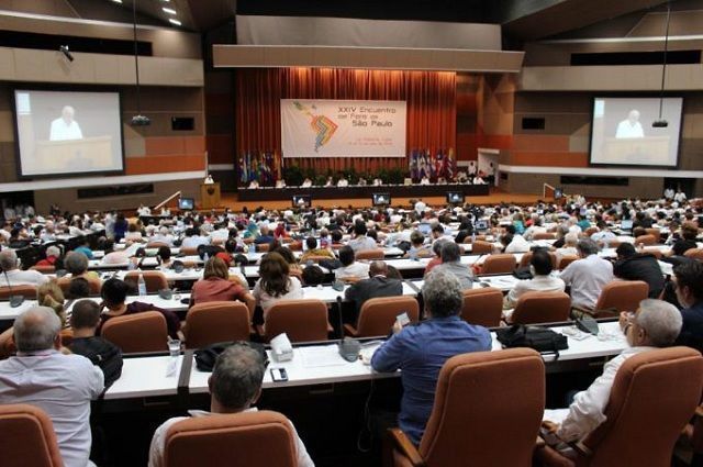 Ratifica asimismo la vigencia de las causas y líneas de actuación reivindicadas por el XXIII Encuentro del Foro de Sao Paulo, efectuado en Managua en 2017, entre las que destacan la defensa de la Comunidad de Estados Latinoamericanos y Caribeños (CELAC).