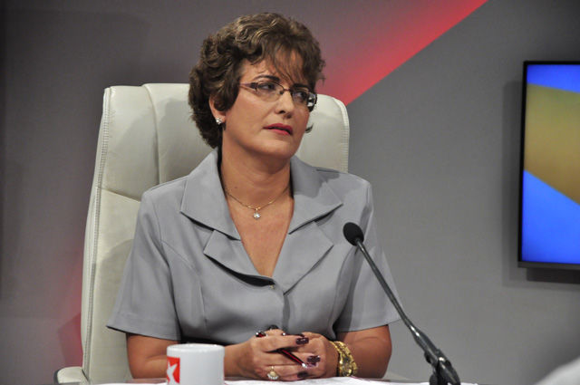 Máster Marta Oramas Rivero, Viceministra del Ministerio de Transporte.