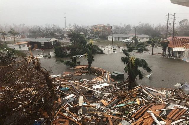 Florida tras paso del Huracán Michael
