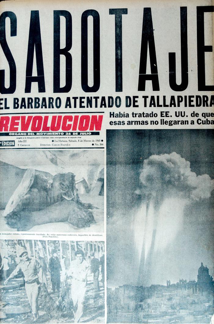 Revolución 5 de marzo de 1960. Foto: Periódico Revolución